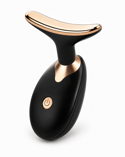 Masajeador facial para cuello negro