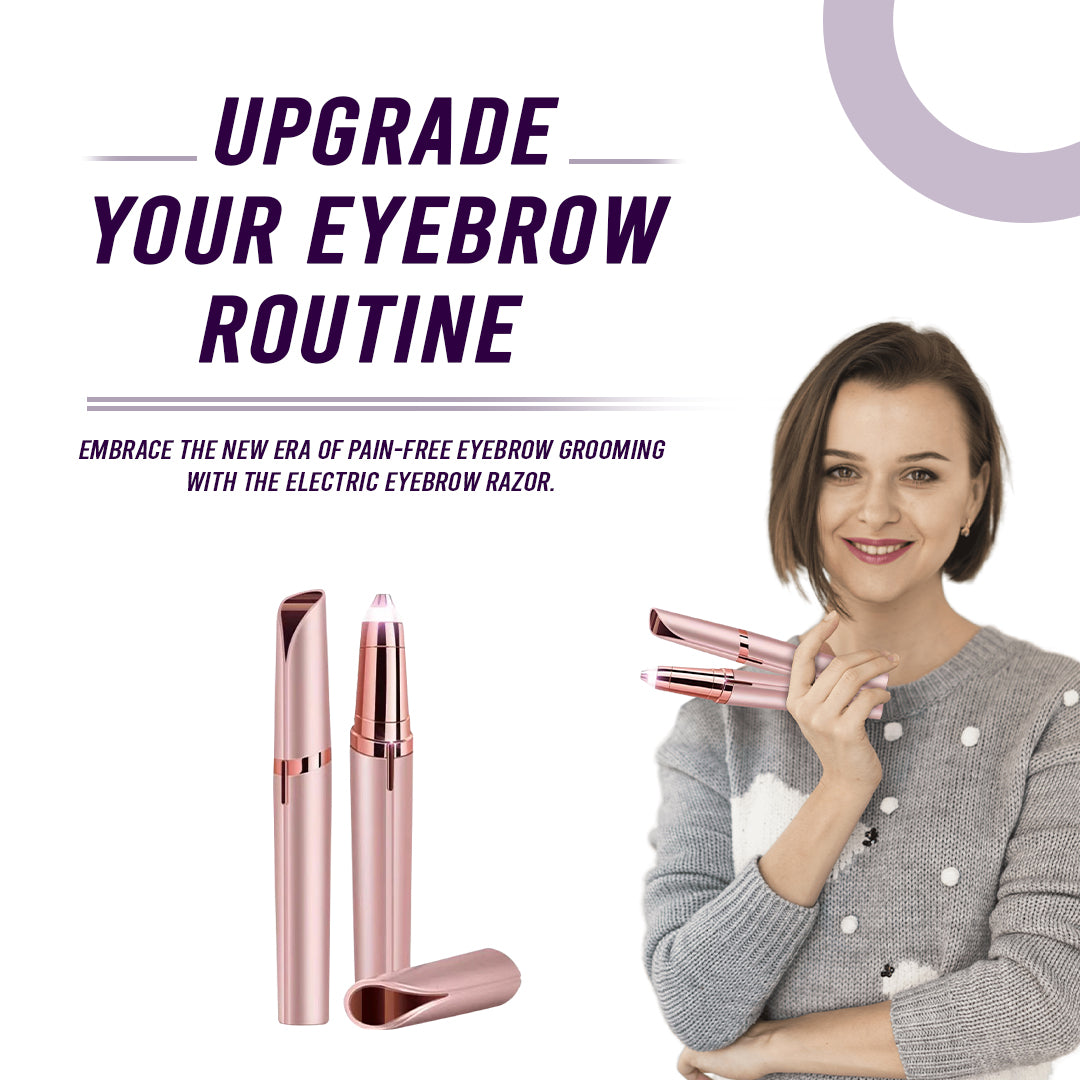 Rechargeable Facial + Eyebrow Hair Removers Set -2 Pack