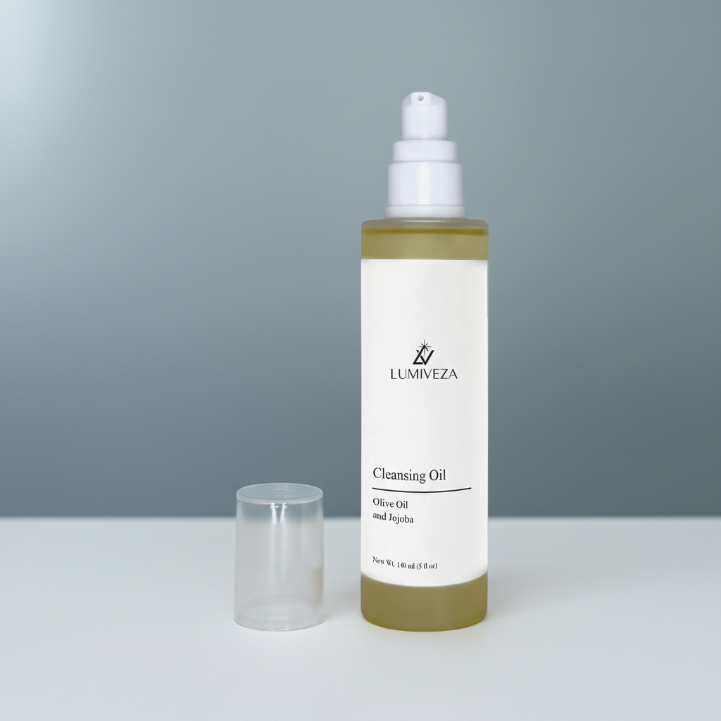 Facial Cleansing Oil – Melting Oil Cleanser with Castor & Hemp Seed Oils 5 Oz