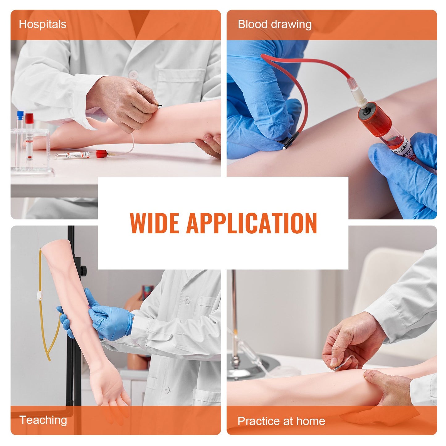 Phlebotomy Practice Kit, IV Venipuncture Intravenous Training Kit,